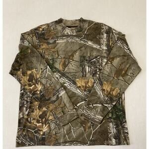 Realtree Xtra L Camo Long Sleeve Tee with Pocket Pocket (46-48) 60%/40% Blend